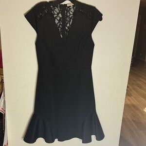 Rebecca Taylor Elegant Black Lace Dress size 4
